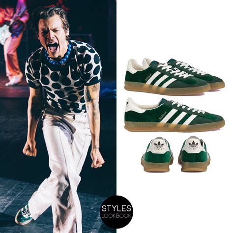 harry styles gucci gazelles.